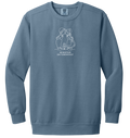 Adult Kissing Dutch Crewneck (Blue) *Embroidered
