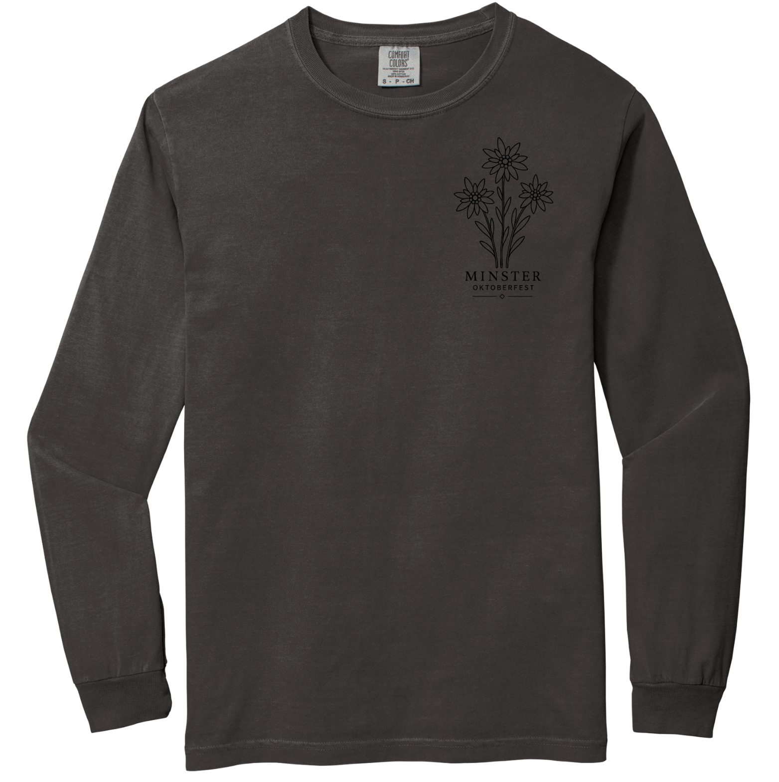 Adult Triple Edelweiss Long Sleeve *Embroidered