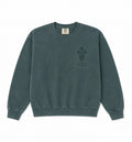 Triple Edelweiss Crewneck (Blue Spruce) *Embroidered