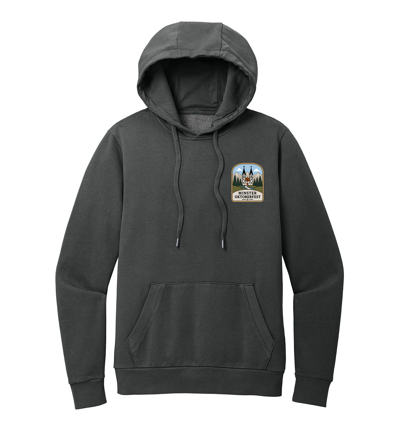 Adult Heritage Hoodie (Graphite) *Embroidered Patch