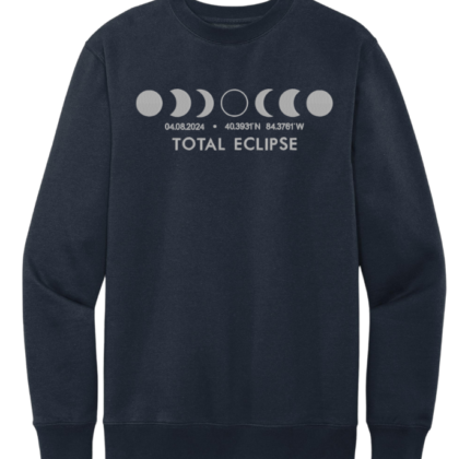 total solar eclipse sweatshirt