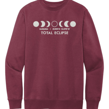 total solar eclipse sweatshirt