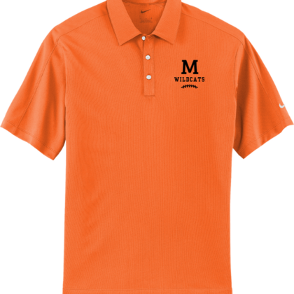 nike wildcat football polo orange