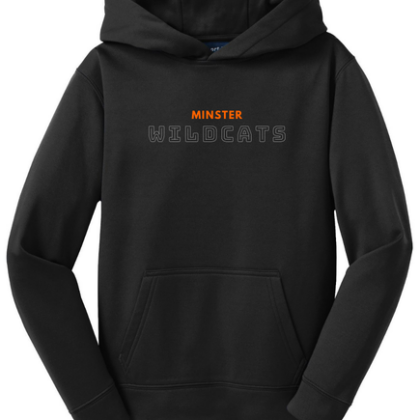 youth minster wildcats hoodie