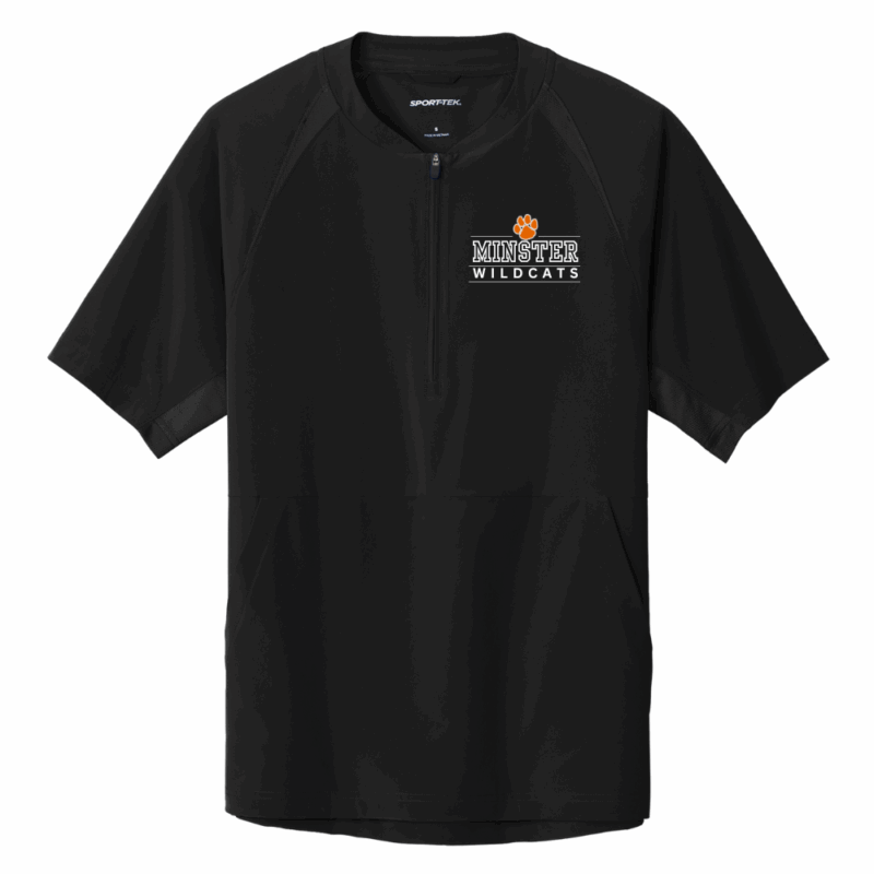 minster wildcats black coach shirt