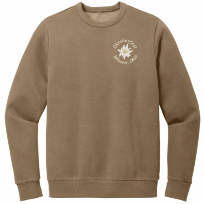 minster oktoberfest edelweiss design on crewneck