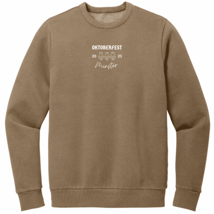 minster oktoberfest tulip design on crewneck