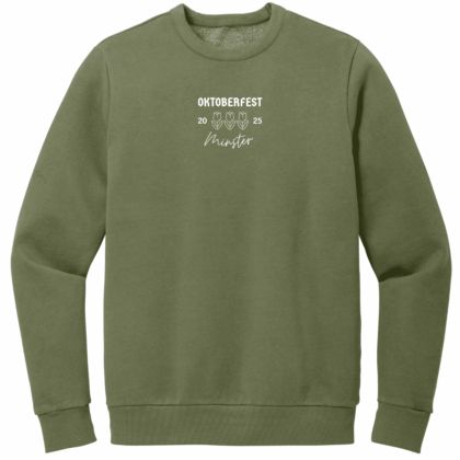 minster oktoberfest tulip design on crewneck